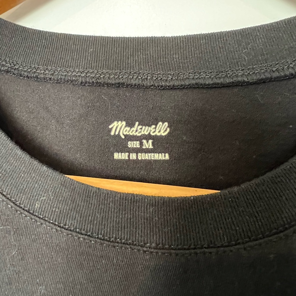 Madewell: Northside Vintage Tee “We Said Vegas” Black: Size Medium - Picture 2 of 4